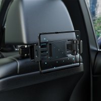 Acefast Autokopfstützenhalterung für Handy und Tablet (135-230mm Breite) schwarz