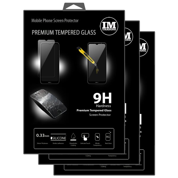 3X Schutzglas 9H kompatibel mit NOKIA C10 Displayschutzfolie Passgenau Glas