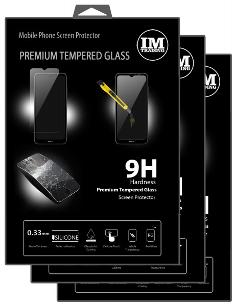 3X Schutzglas 9H kompatibel mit NOKIA C10 Displayschutzfolie Passgenau Glas