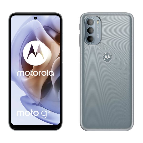 Silikon Hülle Basic kompatibel mit MOTOROLA MOTO G31 4G Case TPU Soft Handy Cover Schutz Transparent