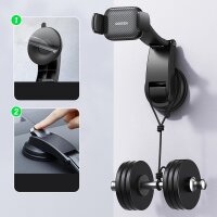 Auto Handyhalter Auto Saugnapf bombensicher 2 in 1 Universal Auto Mount Handy 360 Grad Smartphone Halter