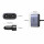 Ugreen 192 W USB / USB Type C Autoladegerät mit Splitter 2x Autosteckdose PD3.0 Adapter Zigarettenanzünderbuchse QC3.0 grau