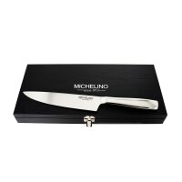 MICHELINO 4-tlg. Messerset in Geschenkbox Messer-Set Besteck Kochmesser, Brotmesser und Allzweckmesser