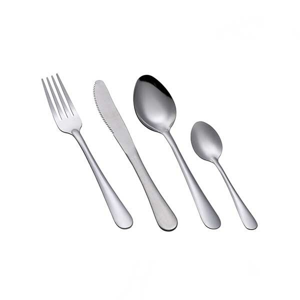 24 teilig Michelino 10544 - Besteckset - 24 Stück - Edelstahl für 6 Personen silber