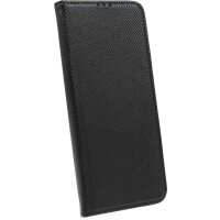 Buch Tasche "Smart" kompatibel mit REALME 9i Handy Hülle Etui Brieftasche Schutzhülle mit Standfunktion, Kartenfach Schwarz