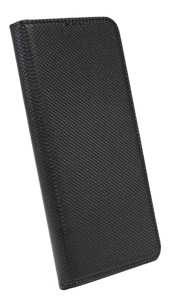 Buch Tasche "Smart" kompatibel mit SAMSUNG GALAXY A73 5G Handy Hülle Etui Brieftasche Schutzhülle mit Standfunktion, Kartenfach Schwarz
