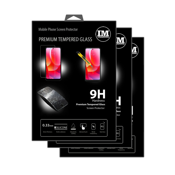 3X Schutz Glas 9H Tempered Glass Display Schutz Folie Display Glas Screen Protector kompatibel mit Motorola Moto G Power 2022
