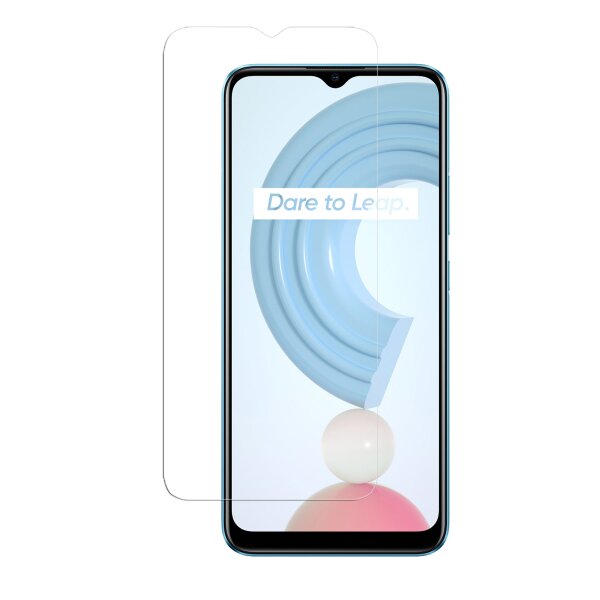 Schutzglas 9H kompatibel mit Realme C25Y Displayschutzfolie Passgenau Glas