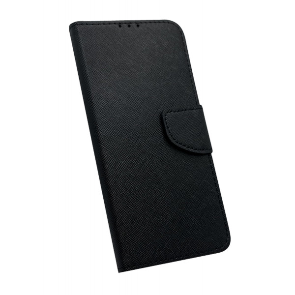Buch Tasche "Fancy" kompatibel mit HUAWEI NOVA 8i Handy Hülle Etui Brieftasche Schutzhülle mit Standfunktion, Kartenfach Schwarz
