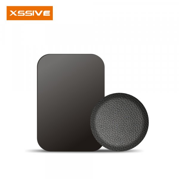 Xssive 5er Pack mit 2 Platten Metallplättchen für Magnet Handy Halter