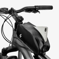 Sahoo 122051 1L Fahrradtasche, vollständig wasserdicht, für den Vorderrahmen mit Reßverschluss Fahrradrahmen