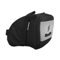 SAHOO 132003 Sattel Fahrradtasche unter dem Fahrradsitz mit Reißverschluss 1L schwarz