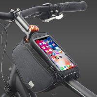 Sahoo Fahrradrahmen Fahrradtasche mit Reißverschluss Wasserdicht 1.5L