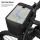SAHOO 112049 2 LITER Fahrrad Lenkertasche mit Reißverschluss wasserdicht schwarz