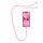 Anhänger kompatibel mit Smartphones mit einstellbarer Länge / Kabellänge 165cm Kordel (max 82,5cm in Schleife) / für Schulter oder Nacken - pink