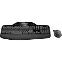 Logitech MK710 Kabelloses Tastatur-Maus-Set, 2,4 GHz...