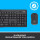Logitech MK295 kabelloses Tastatur-Maus-Set mit SilentTouch-Technologie, USB-Empfänger, QWERTZ layout - Schwarz