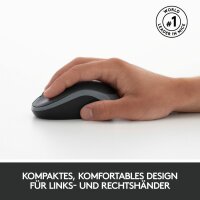 Logitech MK270 Kabelloses Tastatur-Maus-Set, 2.4 GHz Wireless Verbindung Deutsches QWERTZ-Layout - schwarz