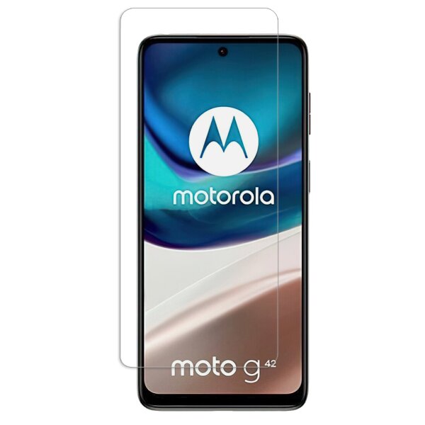 Schutzglas 9H kompatibel mit MOTOROLA MOTO G42 Displayschutzfolie Schutzfolie Passgenau Glas