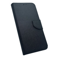 Buch Tasche "Fancy" Schutzhülle aufklappbare Hülle Standfunktion Zubehör kompatibel mit Realme 9 Pro schwarz