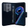 Buch Tasche "Fancy" Schutzhülle aufklappbare Hülle Standfunktion Zubehör kompatibel mit Realme 9 Pro schwarz