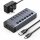 Ugreen Multifunktions HUB 7in1 USB Typ C - 7x USB Typ A 3.0 PD DC 12V PowerDelivery Ladegerät grau