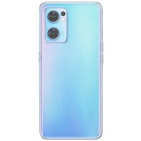 Silikon Hülle Basic kompatibel mit Oppo Reno7 5G TPU Soft Handy Cover Schutz Transparent