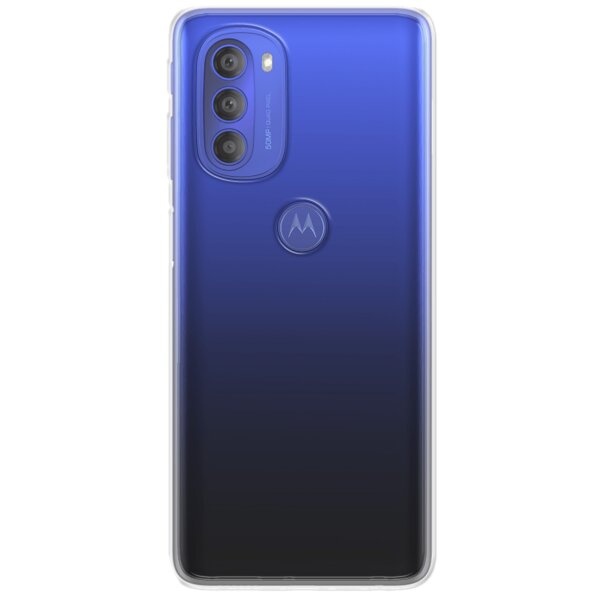 Silikon Hülle Basic kompatibel mit MOTOROLA MOTO G51 5G Case TPU Soft Handy Cover Schutz Transparent