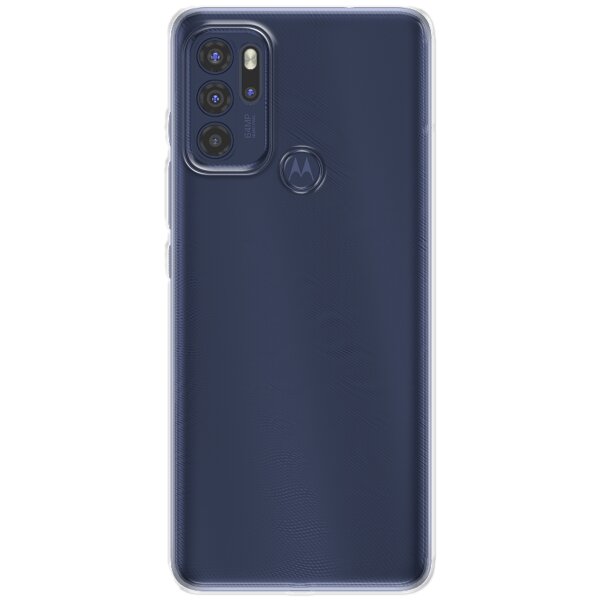 Silikon Hülle Basic kompatibel mit MOTOROLA MOTO G60S Case TPU Soft Handy Cover Schutz Transparent