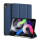Dux Ducis Buch Tasche Hartschale mit Smart Sleep Standfunktion kompatibel mit IPAD AIR 4 10.9" ( 2022 ) Tablet Hülle Etui Brieftasche Schutzhülle Blau