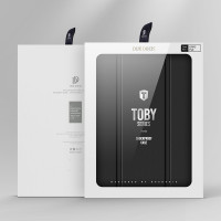 Dux Ducis Toby Eco-Leather Tablet-Ledertasche Schale Cover für Oppo Pad mit Smart-Sleep Funktion Wake-Up Stifthalter Schutzhülle Schwarz