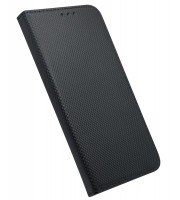 Buch Tasche "Smart" kompatibel mit REALME GT2 5G Handy Hülle Etui Brieftasche Schutzhülle mit Standfunktion, Kartenfach Schwarz