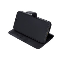 Smart Velvet Case Tasche Hülle kompatibel mit Samsung Galaxy A33 5G Cover Magnet Buch-Tasche Schwarz