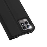 Buch Tasche "Dux Ducis" kompatibel mit Realme 9 Pro Handy Hülle Etui Brieftasche Schutzhülle mit Standfunktion, Kartenfach Schwarz