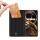 Buch Tasche "Dux Ducis" kompatibel mit Vivo V23 5G Handy Hülle Etui Brieftasche Schutzhülle mit Standfunktion, Kartenfach Schwarz