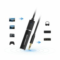 UGREEN Bluetooth 5.0 Transmitter Empfänger 3,5 mm Aux Qualcomm aptX Low Latency Wireless Transmitter Empfänger für TV