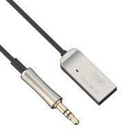 XO Adapter Bluetooth 5.0 Empfänger mit 3,5mm Klinkenstecker AUX Buchse NB-R202 audio schwarz