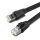 Ugreen 2m Netzwerkkabel flaches LAN Kabel Internetkabel Ethernet patchcord NW134 Cat 8 U/FTP RJ45 1000Mbp Schwarz