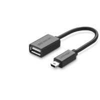 Kabeladapter 15cm USB 2.0 Mini 5pin / M  auf A / F OTG...