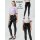 Damen Lederhose Leder Leggings Lederimität Jeggings Hohe Taille Leather Strumpfhose