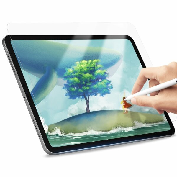 Dux Ducis Matte Papier Schutzfolie Displayschutz zum Zeichnen Schreiben PET Folie kompatibel mit iPad 10.2" 2019/2020