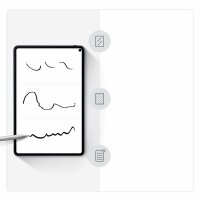 Matte Papier Schutzfolie Displayschutz zum Zeichnen Schreiben PET Folie kompatibel mit Huawei MatePad Pro 5G