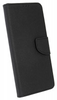 Buch Tasche "Fancy" kompatibel mit XIAOMI REDMI NOTE 11T 5G Handy Hülle Etui Brieftasche Schutzhülle mit Standfunktion, Kartenfach Schwarz