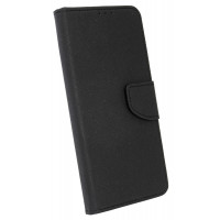 Buch Tasche "Fancy" kompatibel mit XIAOMI REDMI NOTE 11s 5G Handy Hülle Etui Brieftasche Schutzhülle mit Standfunktion, Kartenfach Schwarz