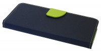 Buch Tasche "Fancy" kompatibel mit XIAOMI REDMI NOTE 11s 5G Handy Hülle Etui Brieftasche Schutzhülle mit Standfunktion, Kartenfach Blau-Grün