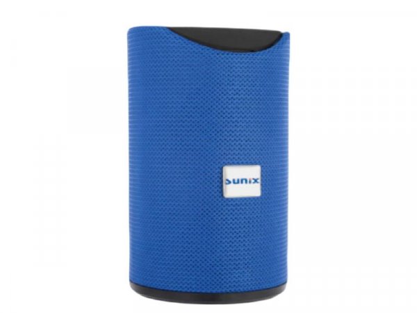 Sunix Tragbarer Bluetooth Speaker Lautsprecher 360 Stereo Surround Aux Lange Laufzeit blau