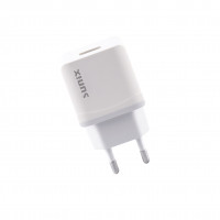 Sunix 2A USB Travel Charger Reiseladegerät Netzteil + 1 Meter USB-C (Typ-C) Ladekabel weiß