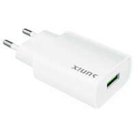 Sunix QC 3.0 USB Schnell-Ladegerät Adapter Quick Charge Netzteil + 1m iPhone Ladekabel weiß