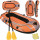Bestway KONDOR 1000 Schlauchboot-Set mit Paddel 155cm x 93cm für Paddelausflüge Orange