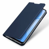 Buch Tasche "Dux Ducis" kompatibel mit Realme C31 Handy Hülle Etui Brieftasche Schutzhülle mit Standfunktion, Kartenfach blau